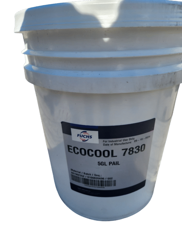Fuchs ECOCOOL 7830 Industrial Cutting Fluid  Coolant New 5 Gallon