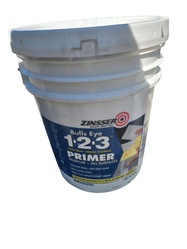 Zinsser Bulls Eye 1-2-3 White Primer and Sealer 5 gal